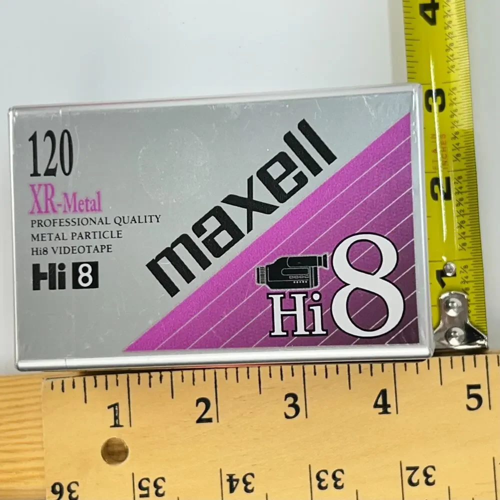 Lot of 3 Hi8 Digital8 Cassette Tapes Blank Video Cassette Sony/TDK/Maxell NEW